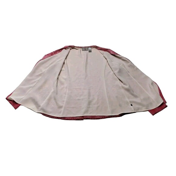 Vtg Liz Claiborne Women Size 10 Blouse 100% Silk Pink Semi Sheer Button Mom Boho - Picture 13 of 13